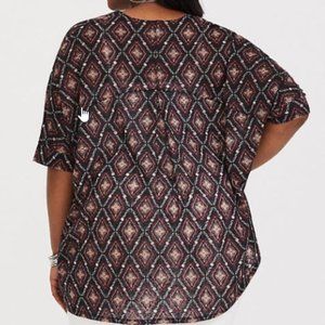 NWT Torrid Dolman Geo Print Cadigan
